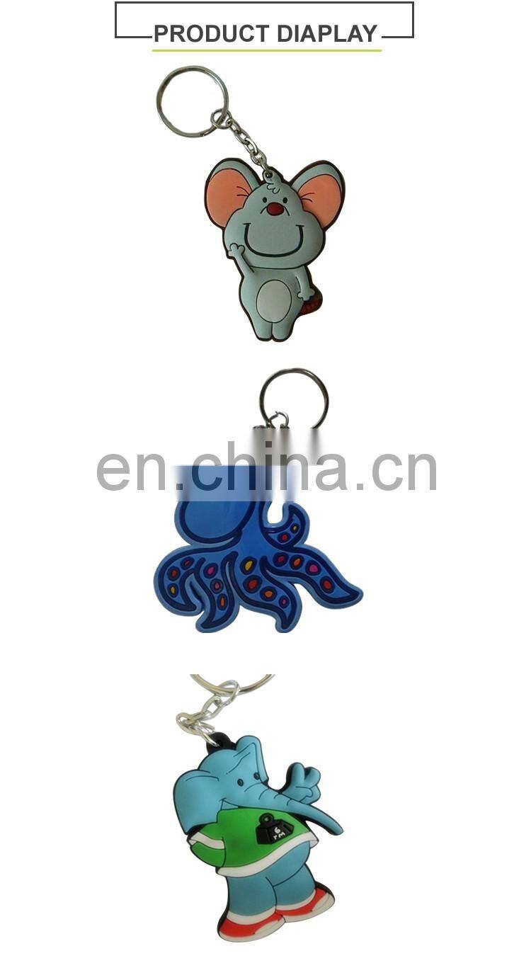 New Arrival 3D Pvc Couple Keychain Chinese Manufacturers