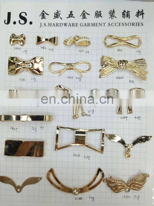 Fashion clothing metal label accesories sew on or pin on or nail on clothing bags or shoes