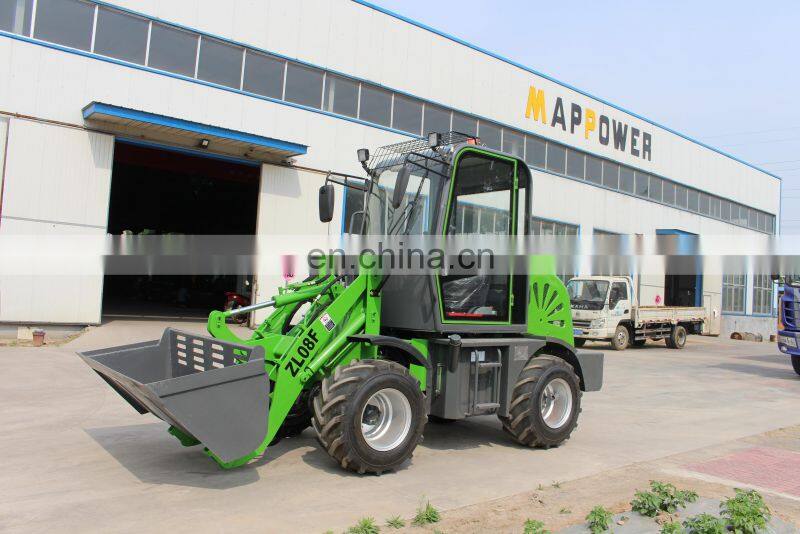 0.8 Ton New Designed Telescopic Cheap Wheel Loader Price