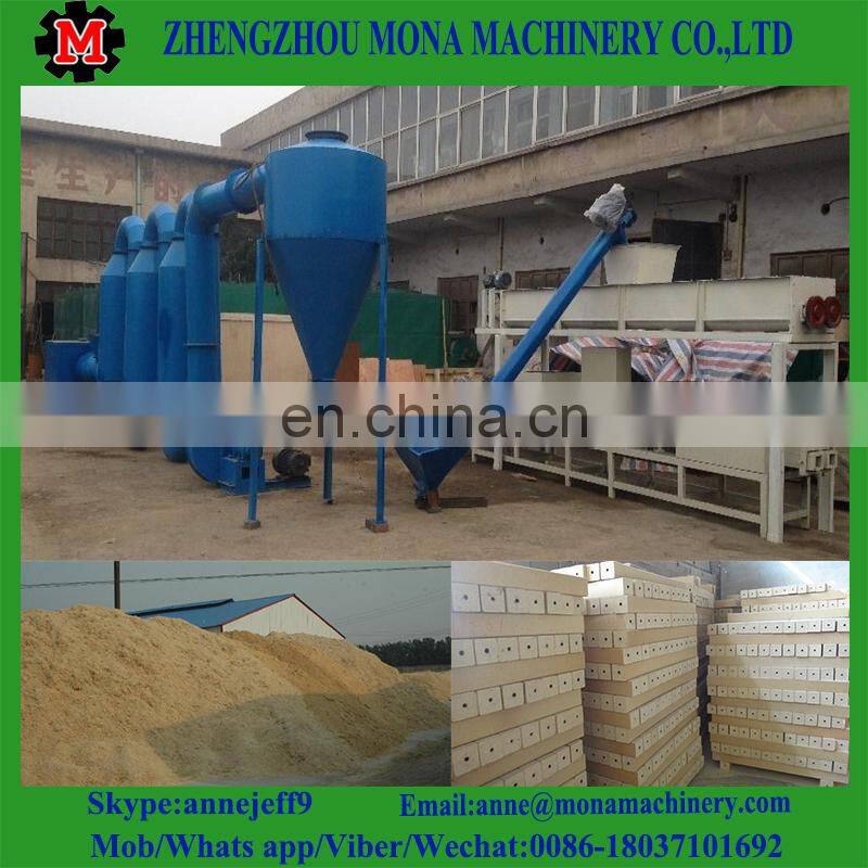 Sawdust recycling wood pallet foot making machine/wood pallet block hot press making machine for sale