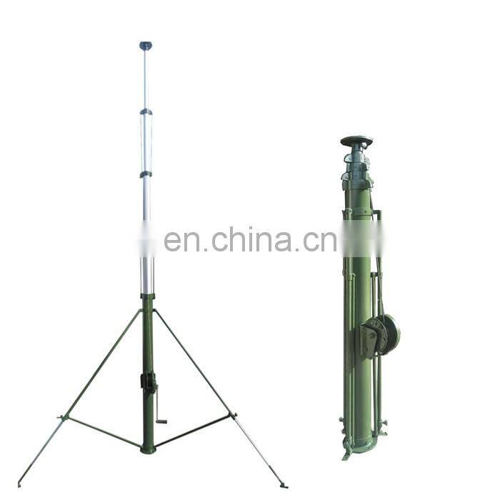 10m masts and mobile antenna telescopic mast