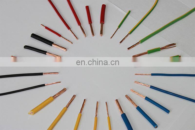 multi core single mode core electrical power cable wire single pvc copper core price