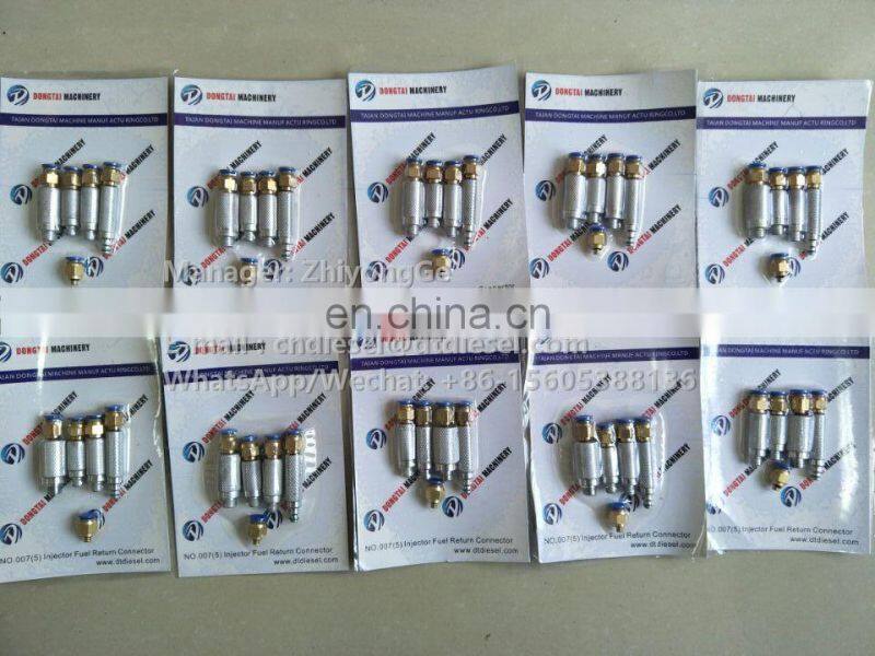 NO.007(5) Injector Fuel Return Connector for Diesel injector test bench