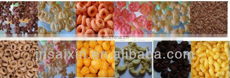 snack food machine snacks twin screw extruder puff corn machinery