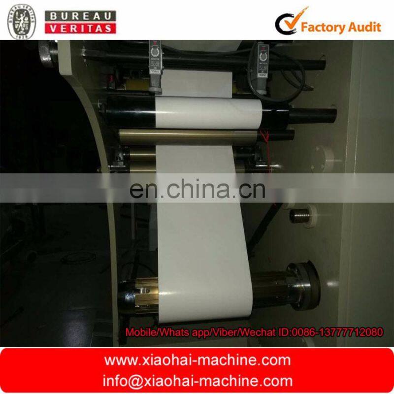 HAS VIDEO Rotary label die cutting machine with slitting function