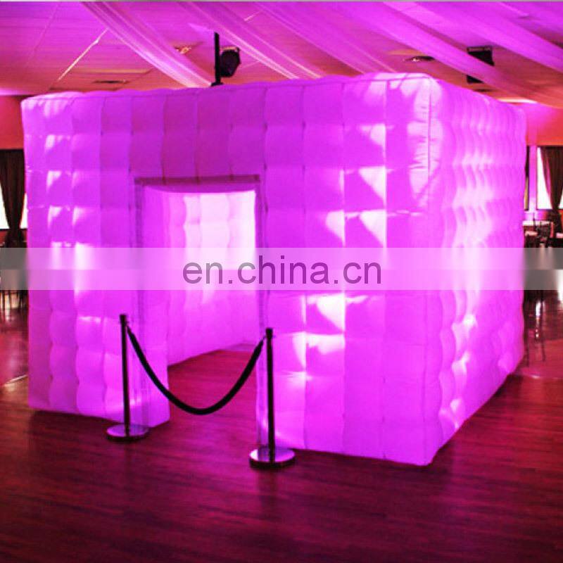 New Design LED Tent Inflatable Photo Booth Wall