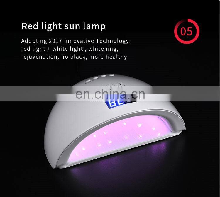 Hot selling new powerful sunshine light 36w dual wave LED nail uv lamp