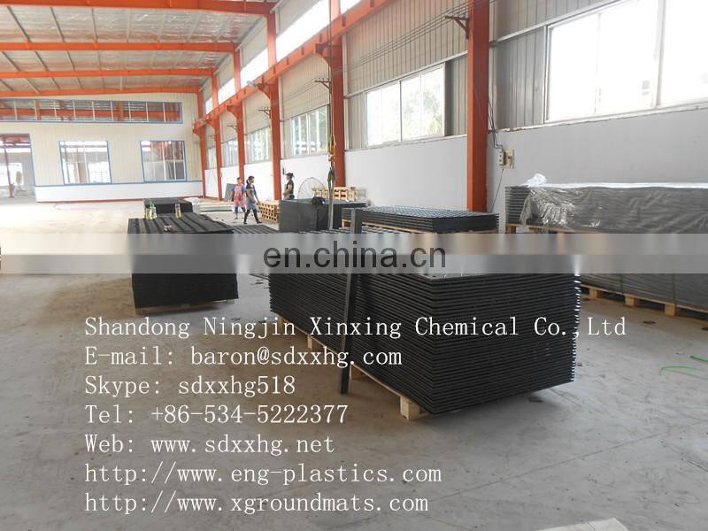 Temporary Protective Floor Coverings/HDPE ground protection mat/construction track road mat,Plastic Ground Cover Mats/Heavy Duty