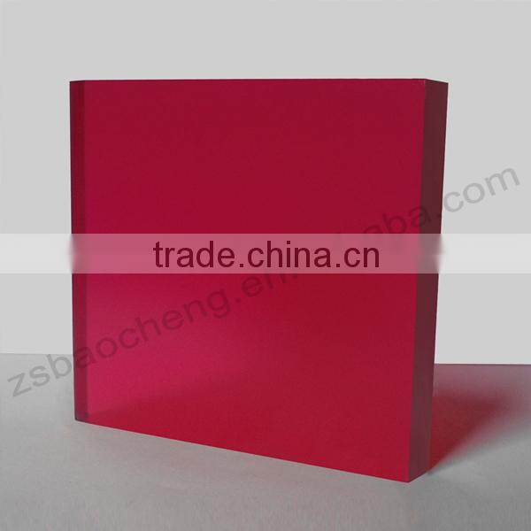 Transparent customized acrylic board for bar counter