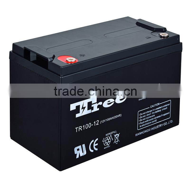 Maintenance Free vrla batteries 12v 100ah vrla ups batteries manufacturer