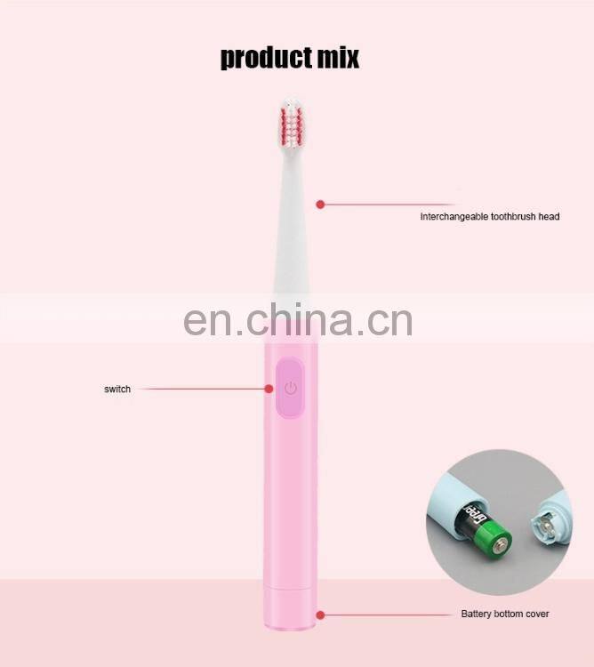 AA battery cheap price sonic electric toothbrush