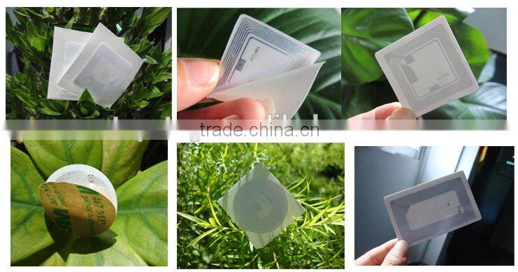 UHF RFID tag ISO18000 6b windshield label 3M Adhesive metal tag