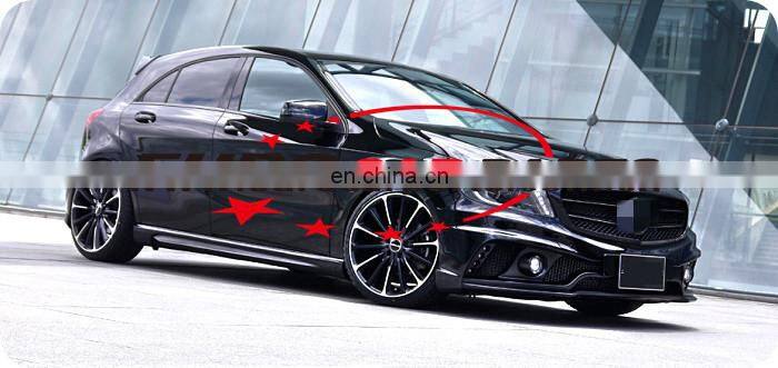 A class w176 WD style body kits for A180 A200 A250 A260 A45 to WD body kits