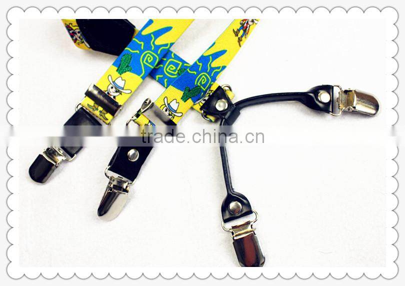Kids Fancy printing braces suspenders
