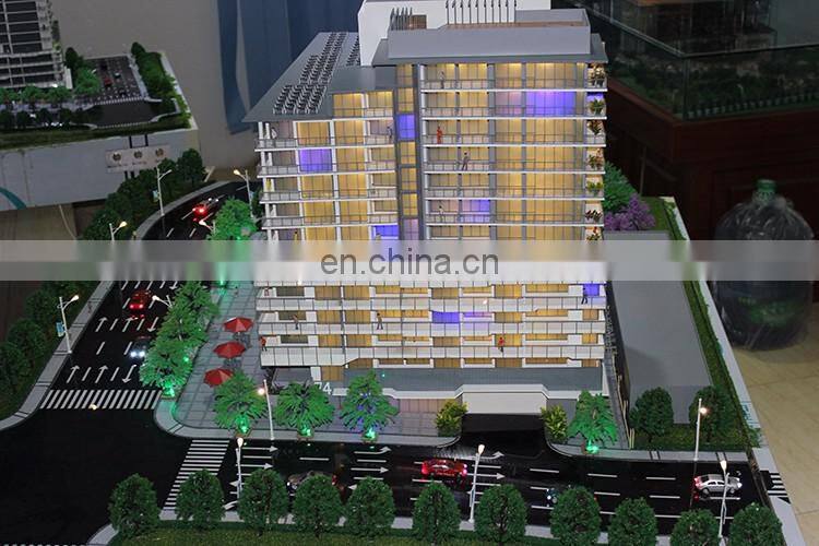 Miniature 3d model house plan ,architectural scale model maquette 3d