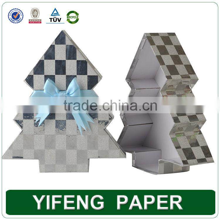 2015 New Custom Design Handmade Decorated Paper Christmas Gift Box