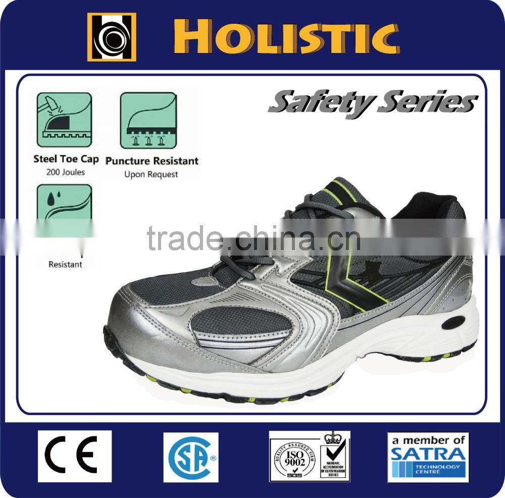 Dark Color Athletic Sport Safety Shoes with Composite toe