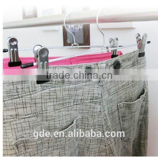 HQMH003 Hot selling space-saving metal hangers for clothes