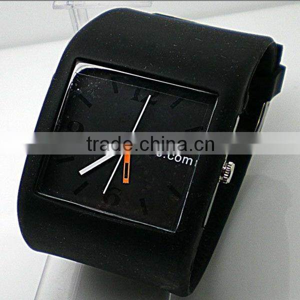 light blue silicone jelly watch