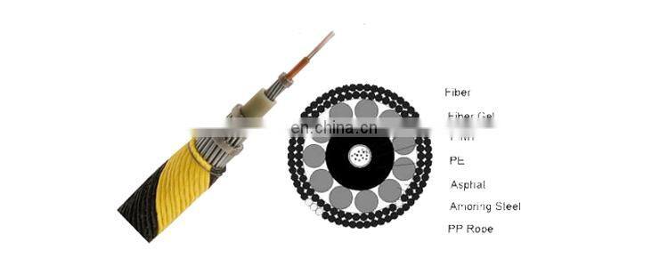 PE Sheath Aluminum Tube Armored Submarine optical cable