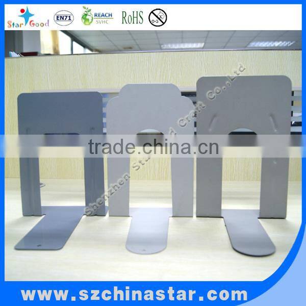 Colorful metal library bookends