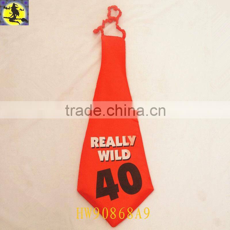 Colorful Big Funny Composit Cloth Tie for Birthday Party
