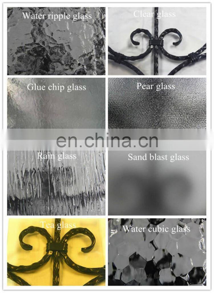 Cast iron door grille wrought iron security doors / iron grill window door designs