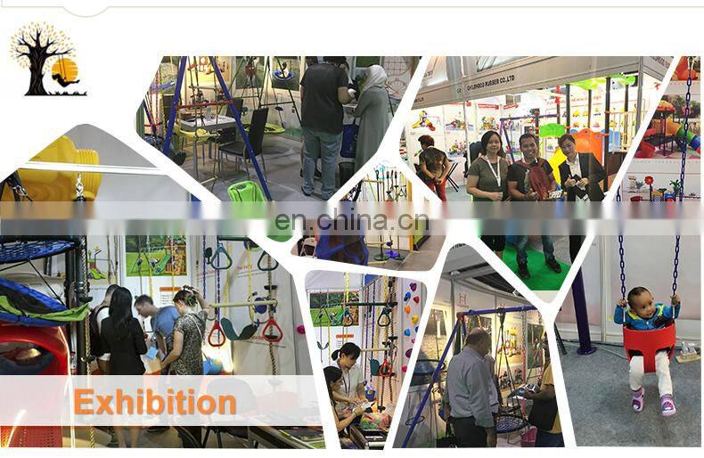 High Quality Kids Swing Set Accessories Wooden Climbing Rope Swing Ladder