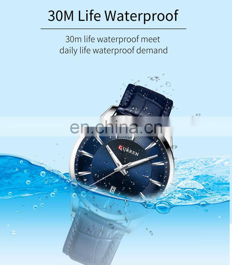 CURREN 8365 Business Quality Quartz Leather Strap Watch Online Price Cheap Wholesale Mens Watches