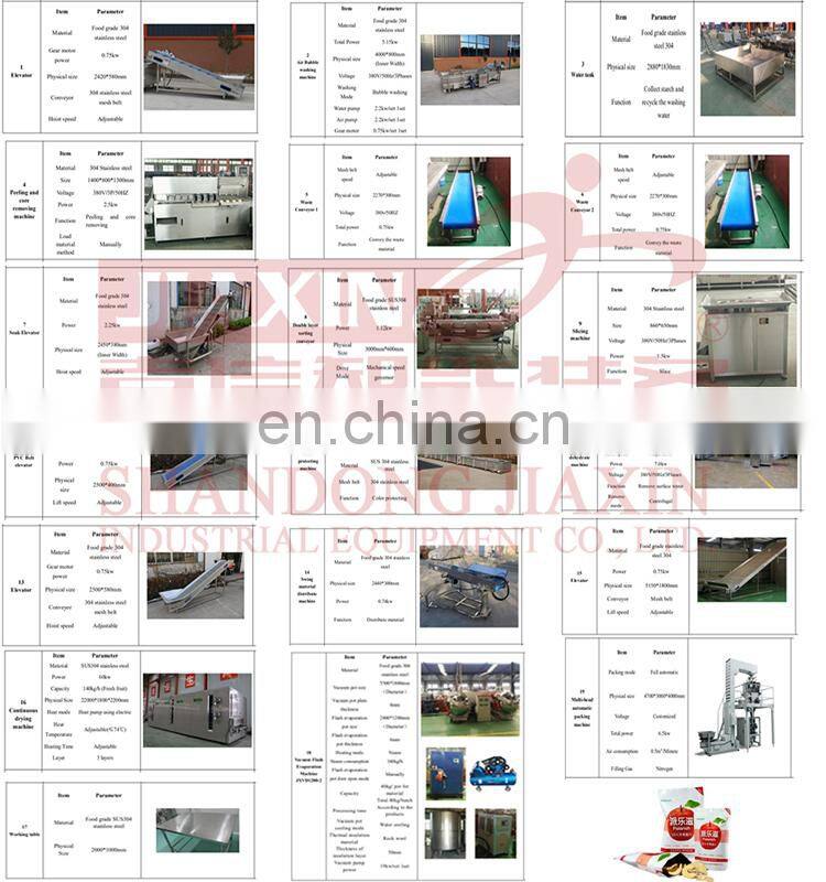 Intelligent apple crispy chips vacuum drying machinery