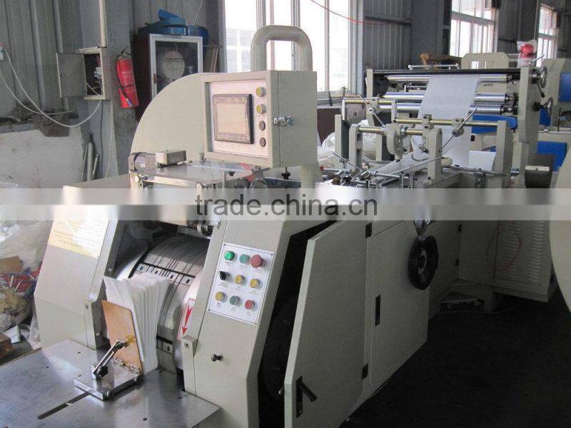 2016 HAS VIDEO Paper Bag Making Machine With V Bottom And Square Bottom For KFC Bread,French Fries Food And Shopping Bag