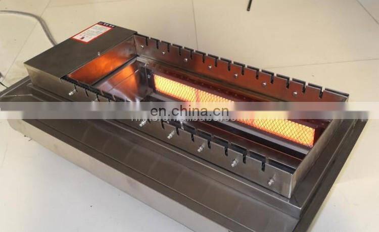 Steel ring turn BBQ pits /meat skewer machine with best price for sale