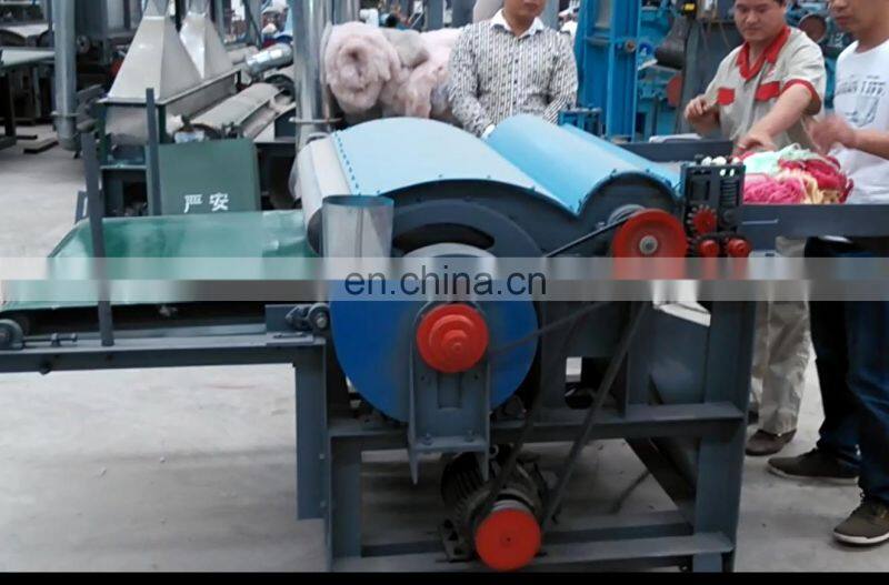 nonwoven fabric waste recycling fiber opening machine woll opening machine