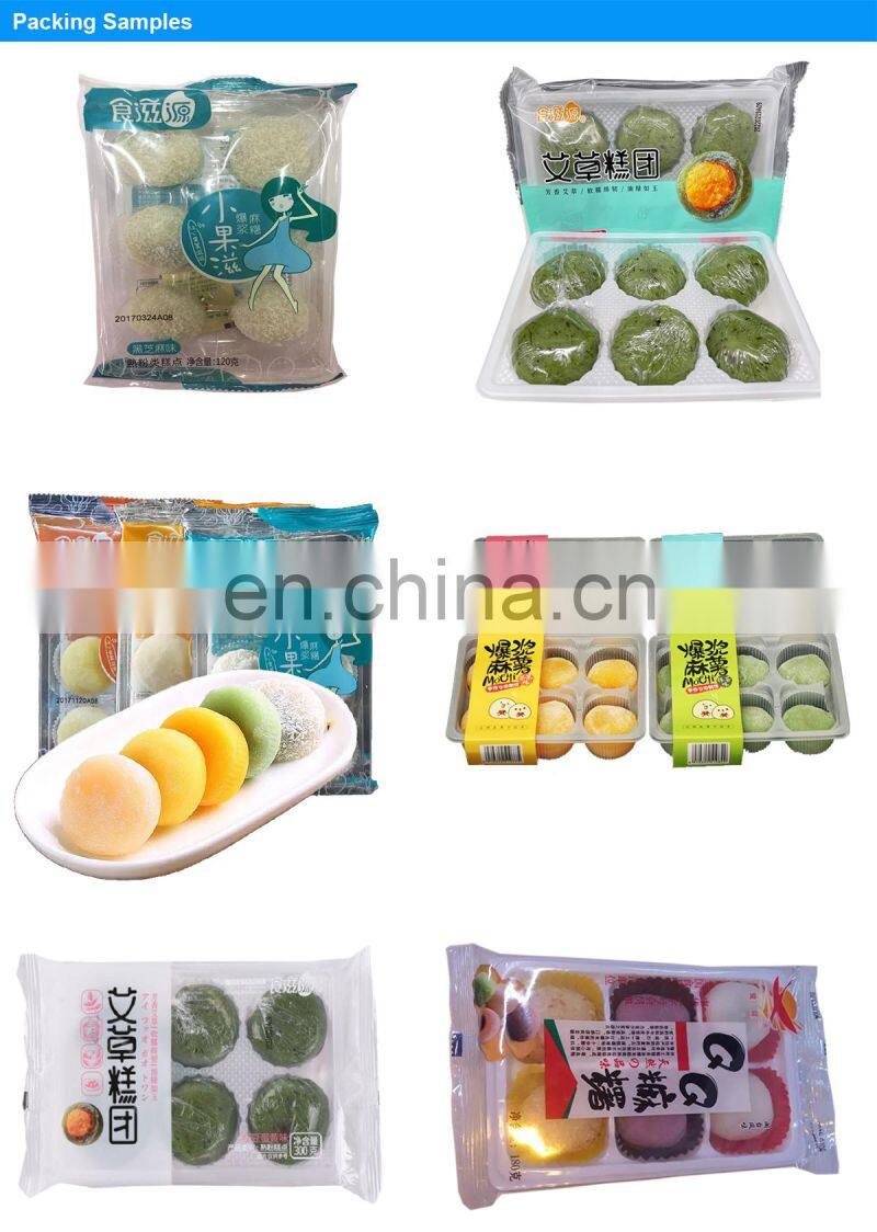 Mochi Automatic Packing Plastic Bag Horizontal Rice Cake Flow Packaging Machine
