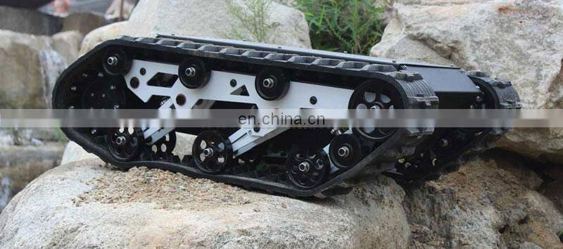 Matilda Running Robot Chassis Rubber Track Robot Platform For Outdoor Transportation