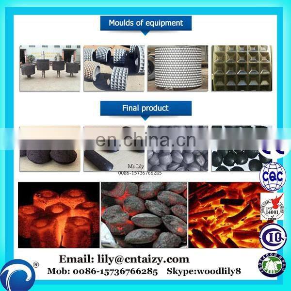 High Capacity Charcoal Coal Briquette Line Egg Shape Charcoal Press Machine