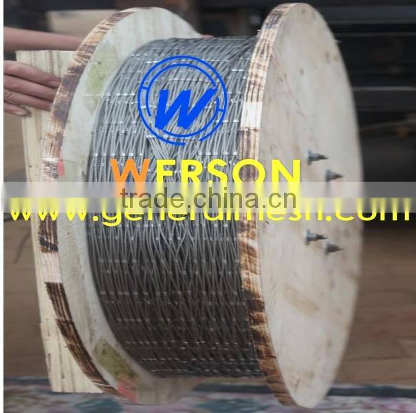 X-TEND cable mesh ,Flexible stainless wire mesh for balustrade,security and wall gardens,hand woven or ferruled | generalmesh