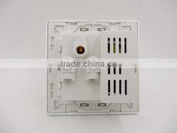 Dual USB Port Electric Wall Charger Dock Station Socket Power Outlet Panel Plate