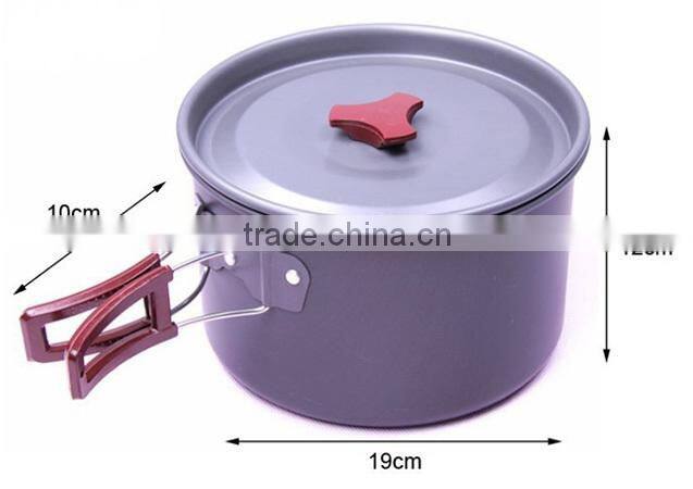 5~6persons Outdoor portable cookware camping Aluminum alloy PY71005