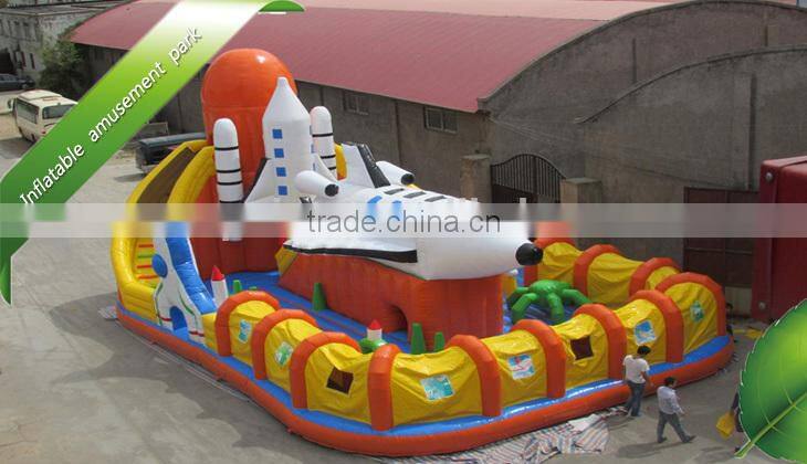 Castle inflatable amusement park for sale ,inflatable fun city for kids ,amusement park