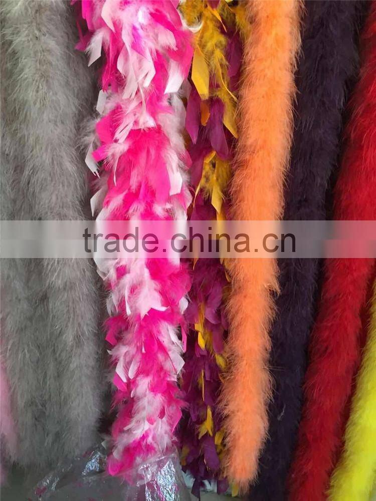 Dyed Real Turkey Fur Material For Coat Winter