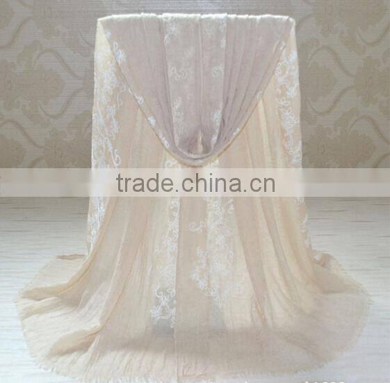 Best Selling Autumn Winter Fashion Embroidered Cotton Shawl For Women