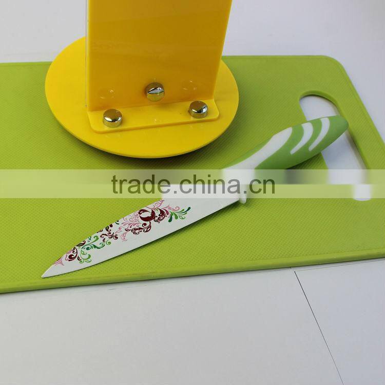 Fashion rose printing paring knife