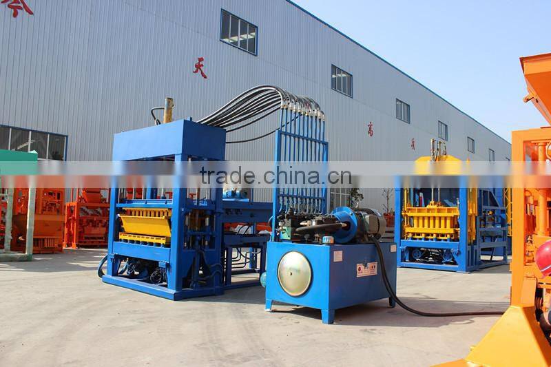 QT 8-15 builiding Automatic High cement brick machine in myanmar
