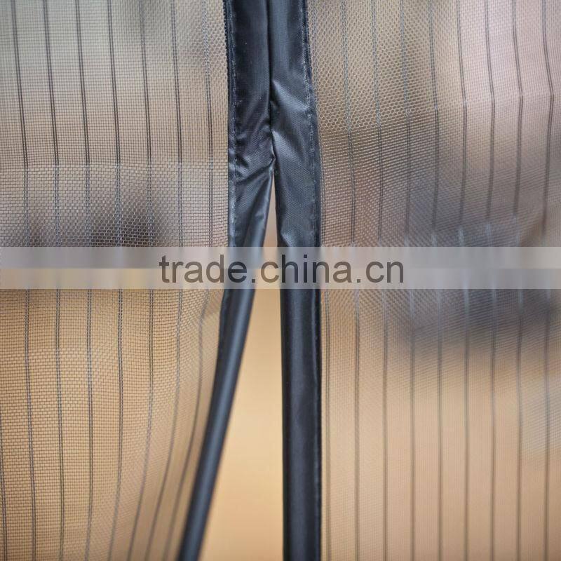 black polyester mosquito door screen magnetic