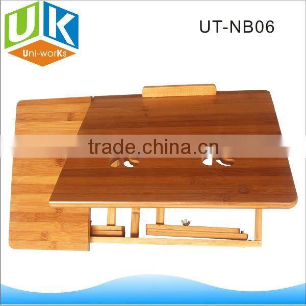 foldable bamboo notebook desk