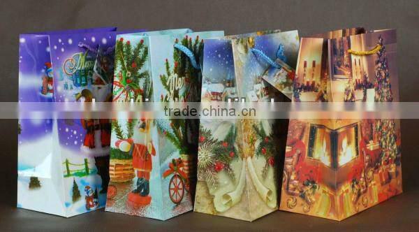 giraffe gift xmas paper bags