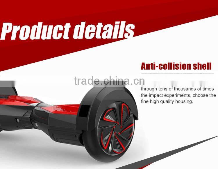 bluetooth music and LED lighting 2 wheel self balancing electric scooter