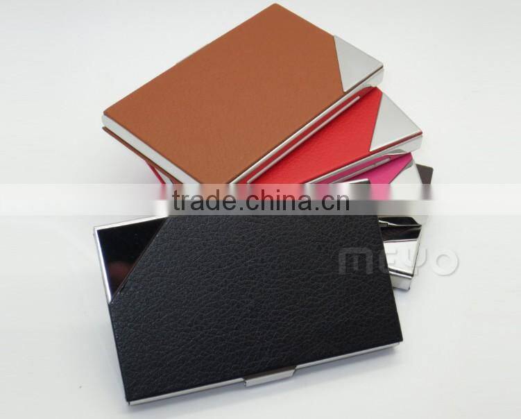 RFID card holder leather PU and magnet credit card holder