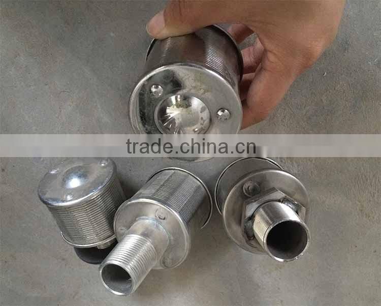 Stainless steel Water treatment system filter nozzle
